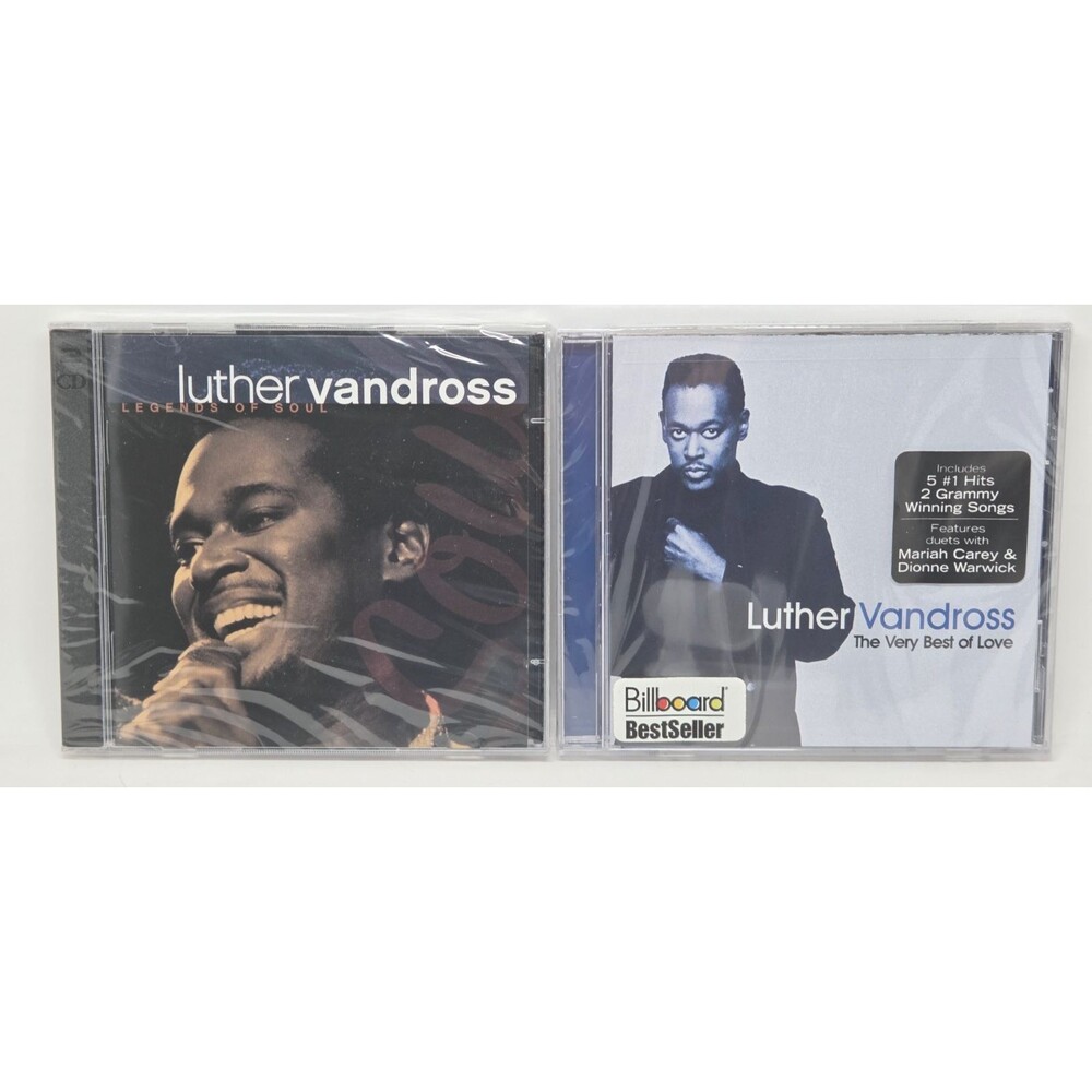 Luther Vandross 2 CD Lot Legends of Soul & The Very Best of Love New Sealed